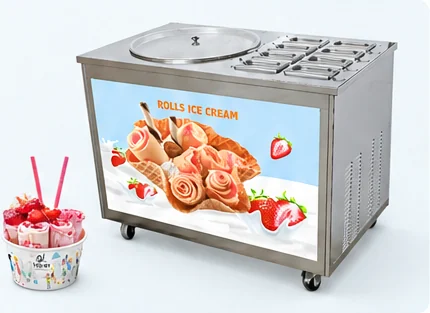 Rolled ice cream