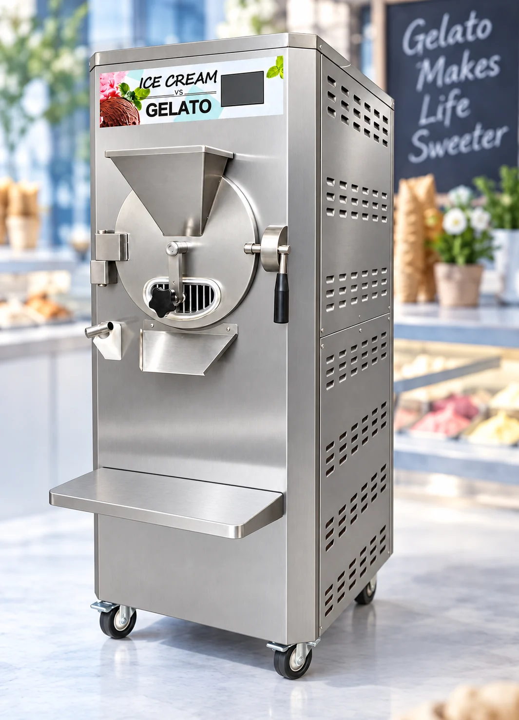Whole gelato machine