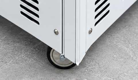 Wheeled machine base